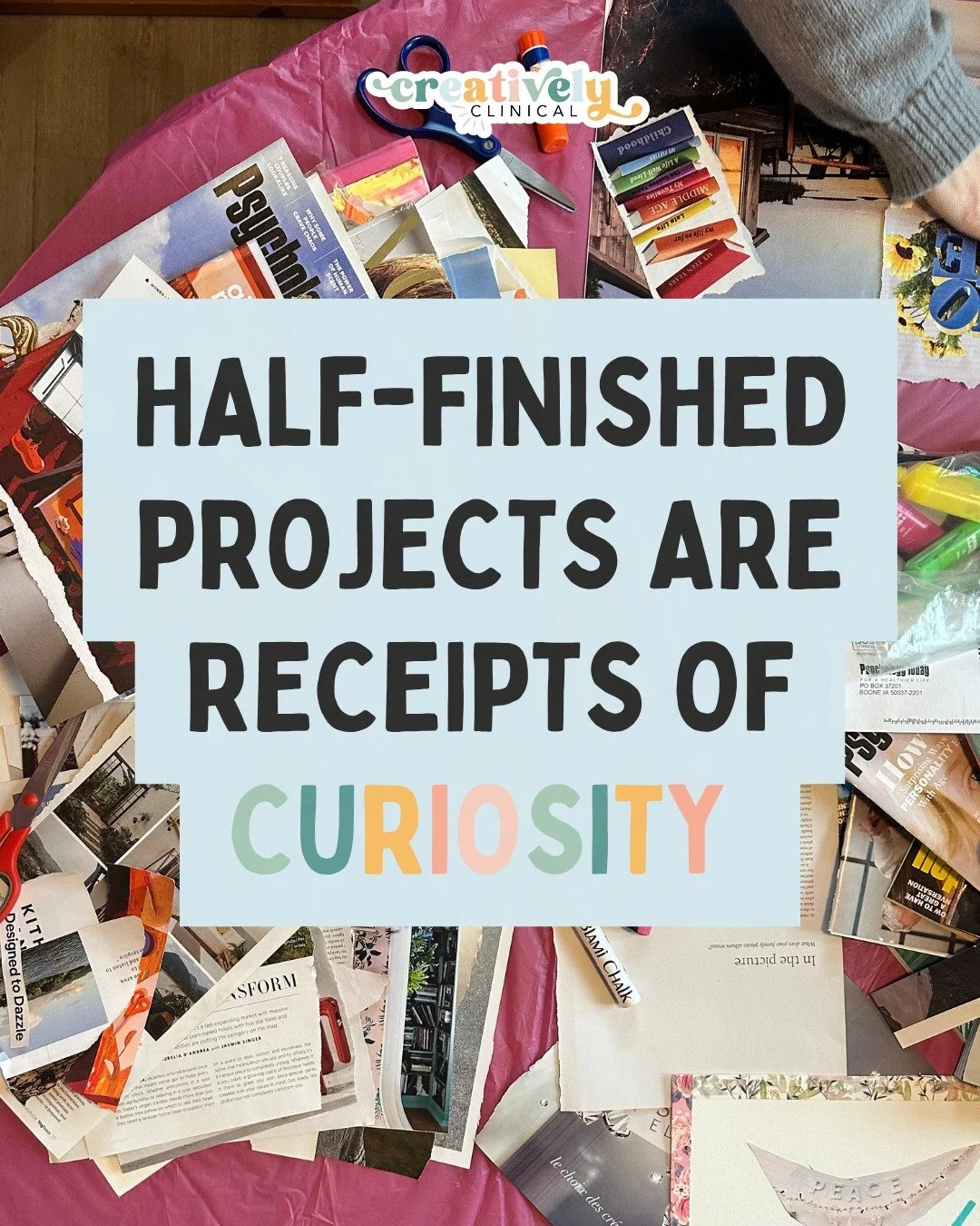 Those half-finished paintings, the started-but-never-finished sketchbooks, that crochet project from three months ago&hellip;they&rsquo;re not proof of inconsistency. They&rsquo;re evidence of exploration.

Each creative spark you followed, even for 