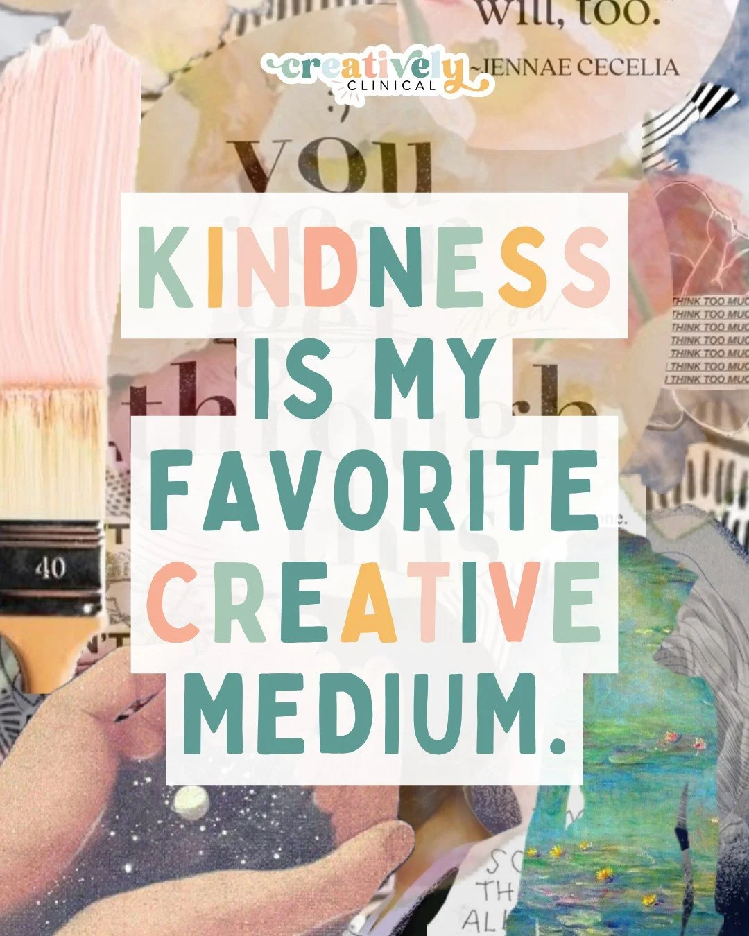 To all the creatives who&rsquo;ve ever been called &ldquo;too much,&rdquo; &ldquo;too sensitive,&rdquo; or &ldquo;a little weird&rdquo;...wear it like a crown. 👑

Your quirks make you who you are and help the ones who really get you find you amongst