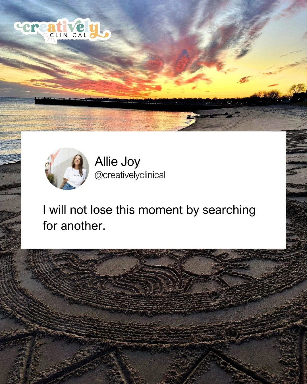 Read that again but slower this time.

We spend so much time waiting for the right or perfect moment, optimal conditions, the best version of ourselves, and trying to predict the outcome. And in the meantime, life is literally passing us by, the good