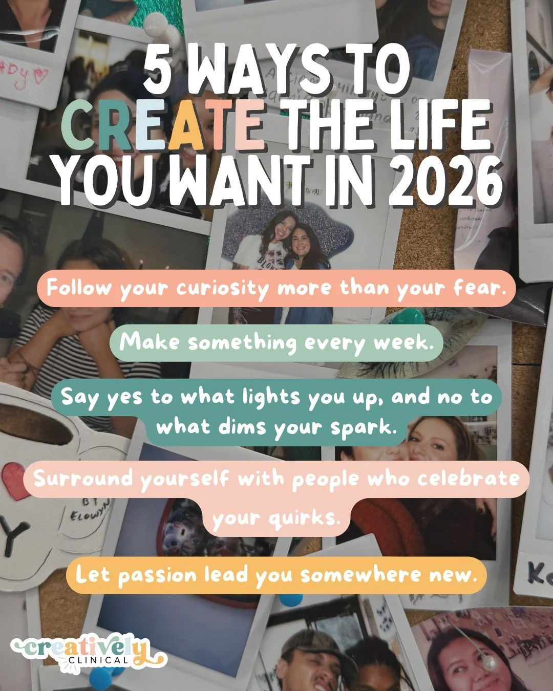 2026 doesn&rsquo;t have to be a mystery, it can be a masterpiece you create on purpose.

And the beautiful part? You don&rsquo;t need a massive plan. Just small, brave, honest steps taken with creativity in your pocket. Follow these 5 simple steps to