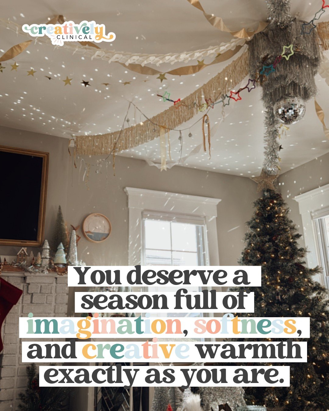 The holidays can feel busy, overwhelming, or even lonely, but creativity always meets you wherever you are. 🌟

This season, may your creative energy arrive gently: in quiet moments, in playful experiments, in colors, in stories, in rest, and in ritu