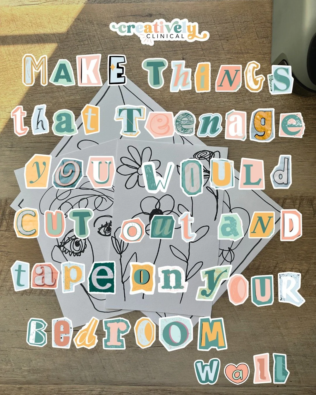 Make the messy, dramatic, sparkly, heartfelt stuff. The kind of art that feels a little embarrassing and a lot honest. The kind that doesn&rsquo;t try to be cool, it just tries to be true.

Teenage you knew how to love things intensely. Your favorite