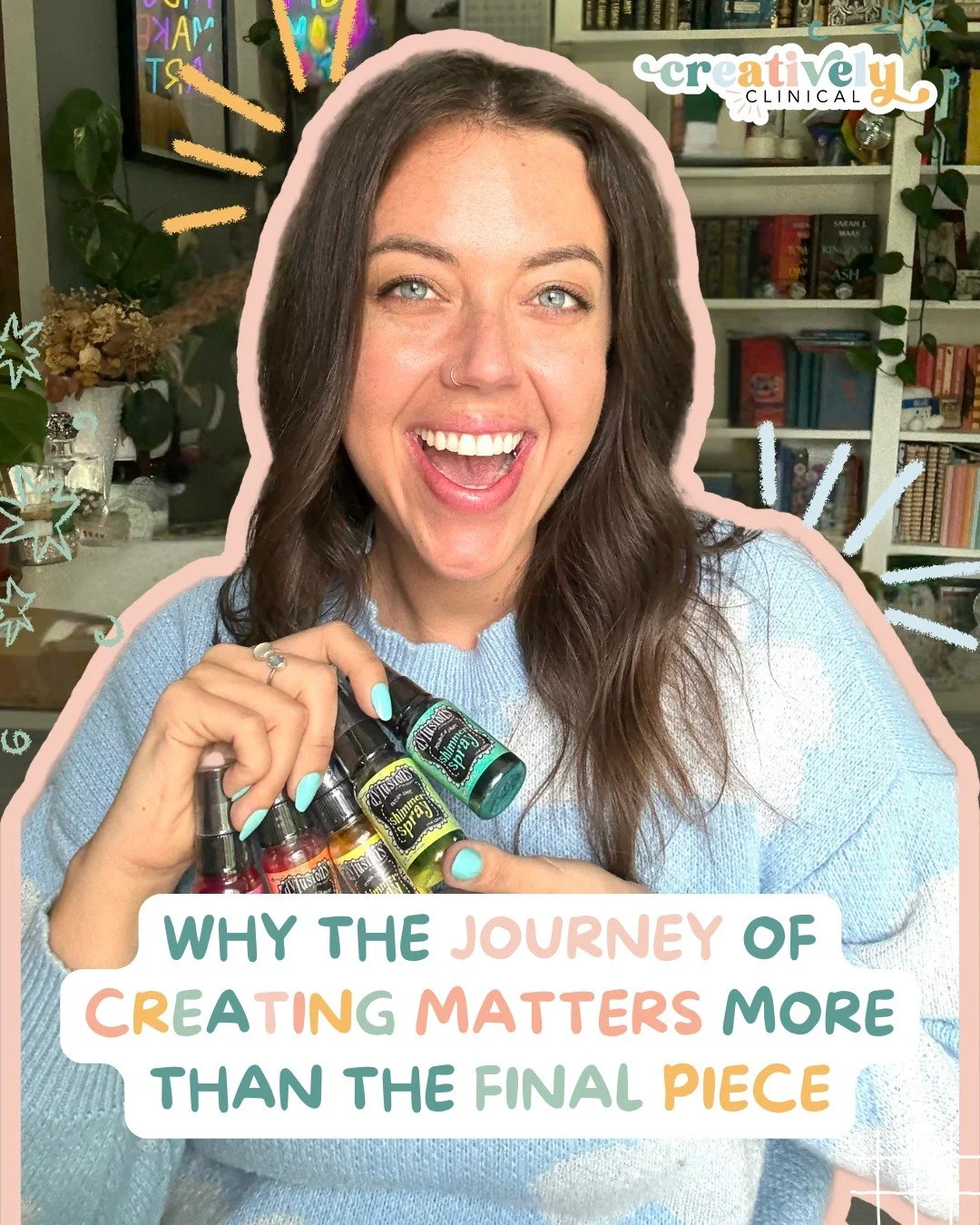 The final piece gets the attention, but the journey is where the transformation happens.

Every moment you spend choosing colors, making mistakes, starting over, or following a hunch is where creativity does its deepest work. That process supports em