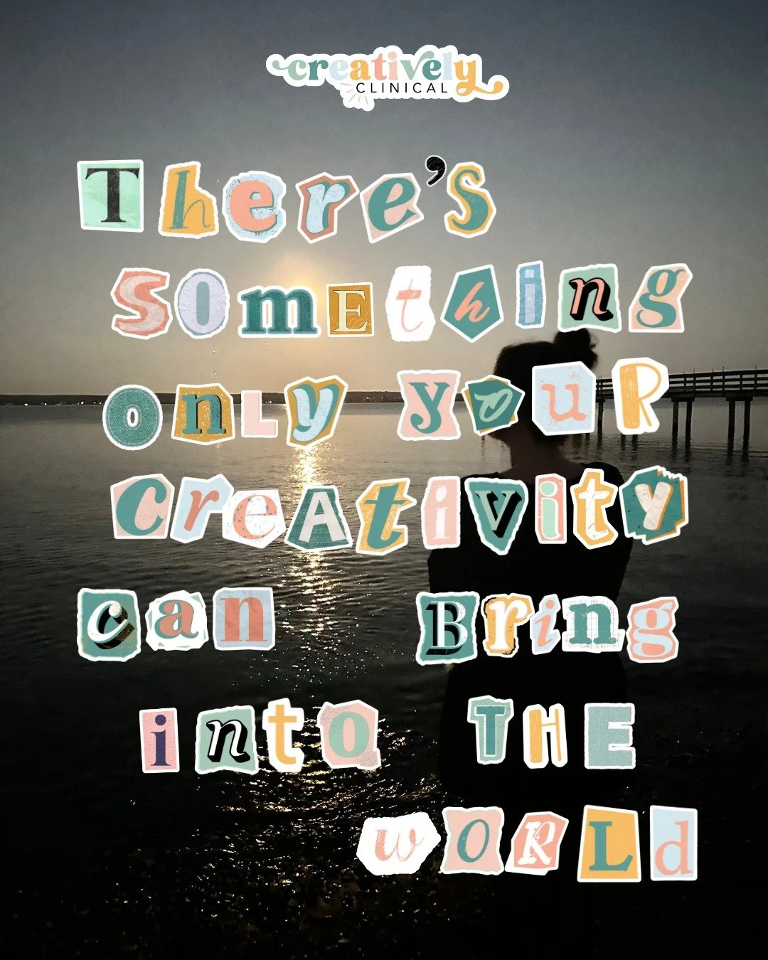 You are here, in this one wild and fleeting life, to bring something into the world that only you can.

Not because it has to be perfect or groundbreaking but because it&rsquo;s shaped by your experiences, your sensitivities, your way of seeing. No o