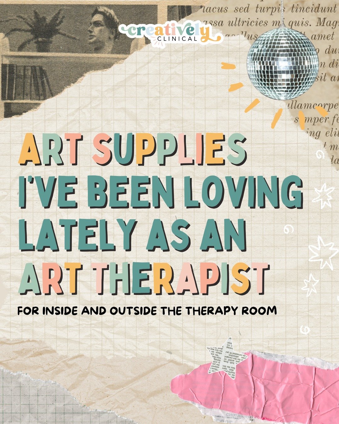 As a board certified art therapist, I care about creative supplies that are accessible, sensory inclusive, and are joy-forward tools.

Here&rsquo;s why these work beautifully both inside and outside of a clinical setting:

✨ Rhinestones + glitter pen