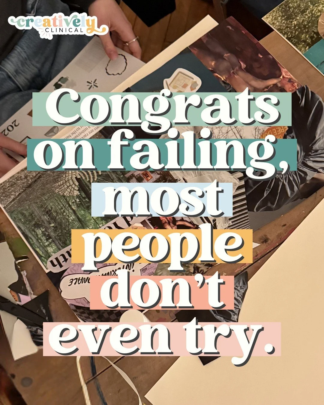 Failure is evidence of participation. It means you&rsquo;ve risked something, you created instead of only imagining.

Creativity requires vulnerability and sometimes that means things don&rsquo;t turn out the way you hoped. That doesn&rsquo;t make yo