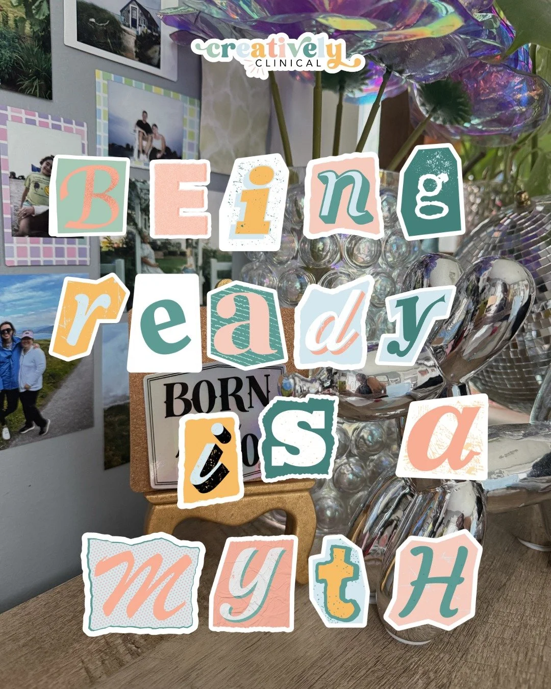 Being ready is a myth.

No one feels ready when they start something new. They feel unsure, underprepared, and a little uncomfortable. That feeling isn&rsquo;t a sign to stop, it is a sign you are doing something new.

The creative process often look
