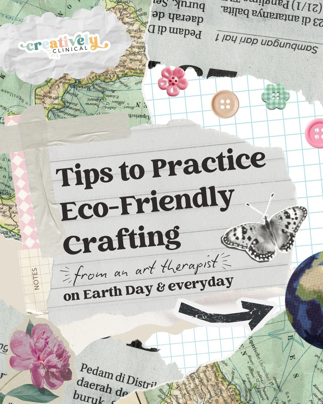 Crafty friends, this is your Earth Day reminder that your art supplies might be unintentionally harming the planet (but don&rsquo;t worry, we can fix that) 🌎

As an art therapist, I think a lot about not only how creativity supports our wellbeing, b