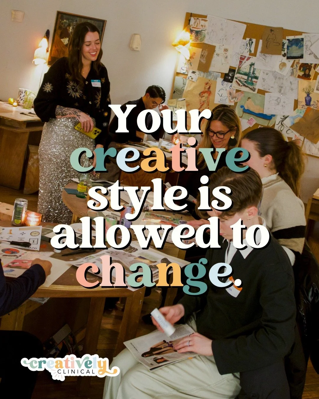 What you are drawn to today may not be what you loved a year ago, and that&rsquo;s not a problem with consistency, it&rsquo;s a sign that you are growing.

Creativity isn&rsquo;t static. It grows as your experiences, emotions, and perspective shift. 