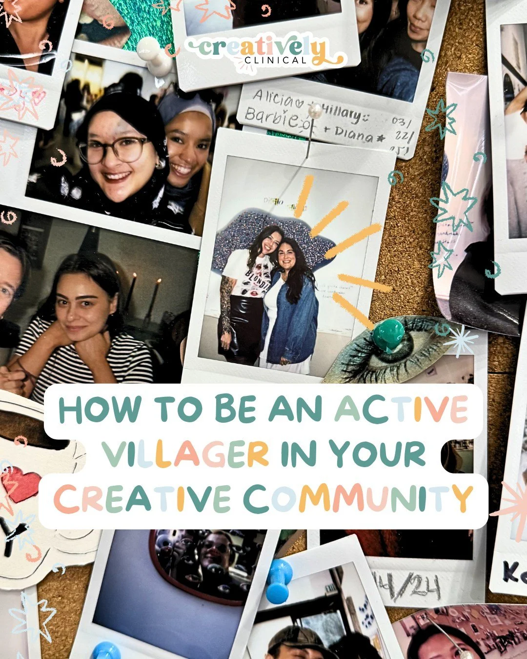 Creative people need community just as much as they need inspiration.

Research around creativity, expressive arts, and mental health consistently shows that connection and co-regulation are deeply protective for emotional well-being. Creative growth