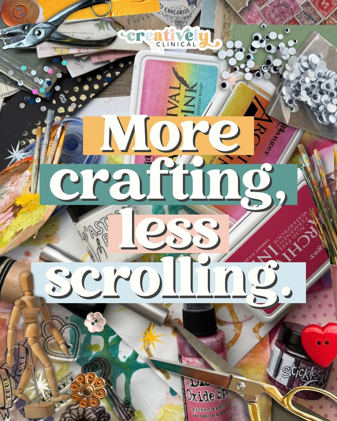 Scrolling gives your brain constant stimulation, but creativity gives your brain participation. One keeps you consuming while the other helps you process, express, and reconnect with yourself.

When we spend too much time online, creativity can start