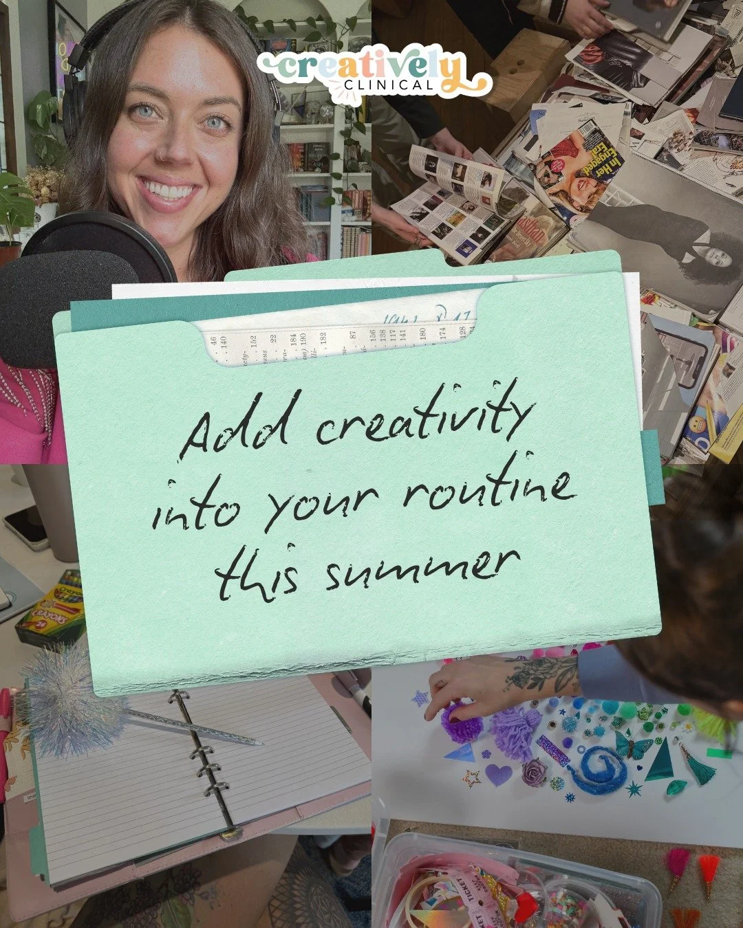 Summer has a different energy. The days feel longer, routines soften, and many people naturally feel more open to exploration and spontaneity.

Instead of approaching creativity with pressure or productivity goals, try approaching it with curiosity.
