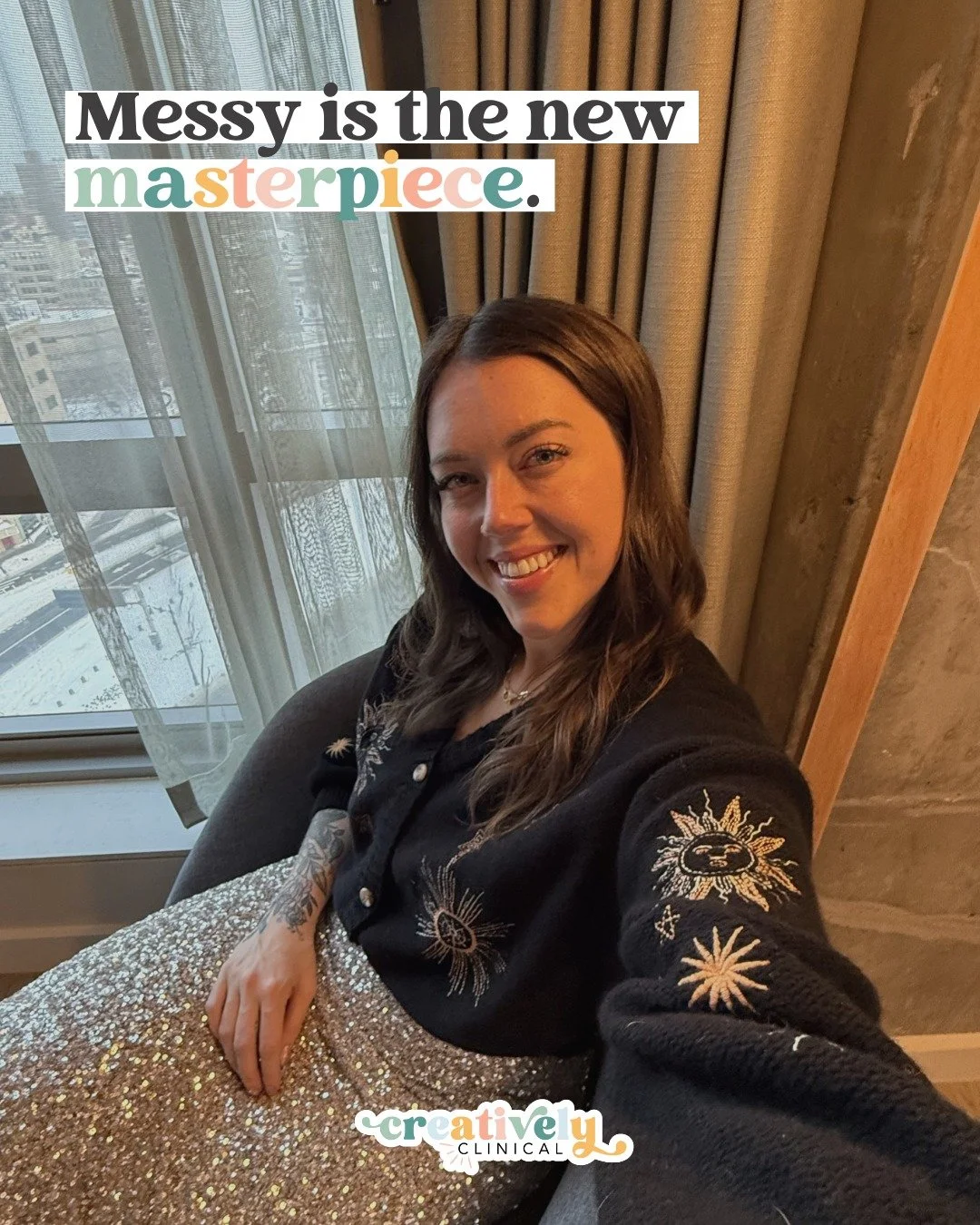 Some of the most meaningful creative moments happen when you stop trying to control every detail and simply allow yourself to experiment.

Messy creativity invites curiosity. It lowers pressure and helps your nervous system feel safe enough to explor