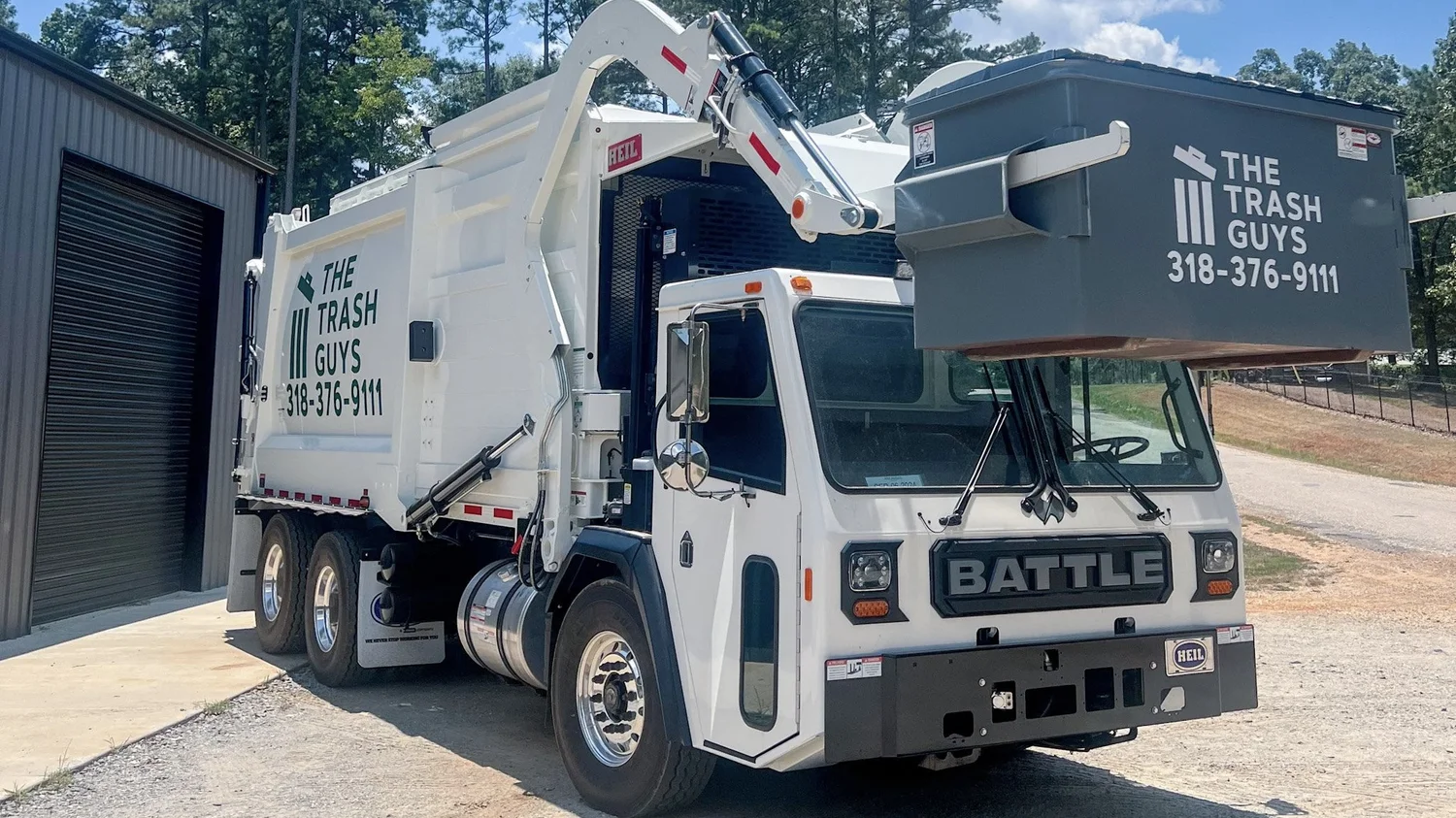 Commercial dumpster service