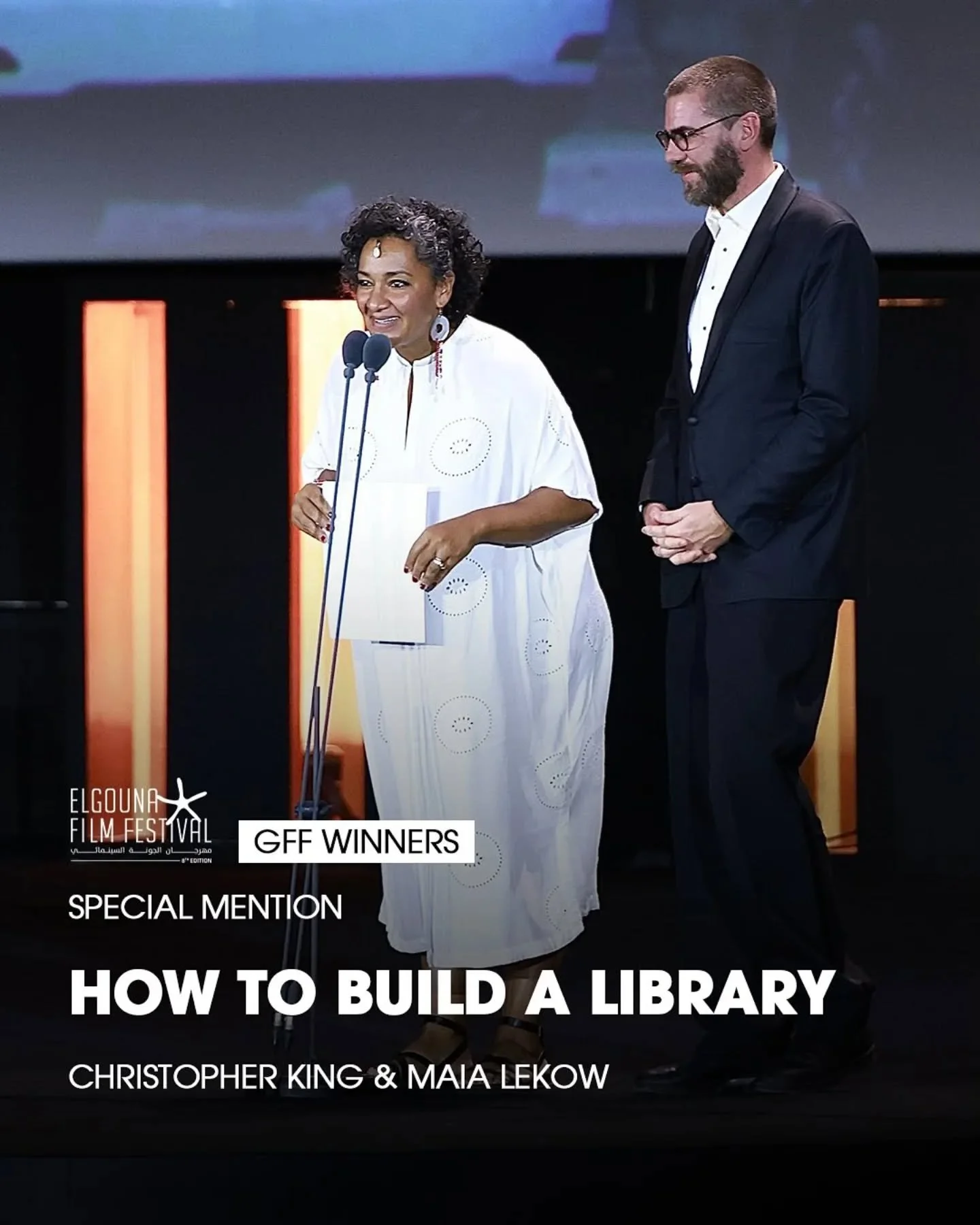 🎉 HOW TO BUILD A LIBRARY received a Special Jury Mention at the 2025 El Gouna Film Festival! 🏆

🎬 Jury Motivation:
&ldquo;From Nairobi, this film reminds us that in Africa and elsewhere, restoring a library is an act of resistance against erasing.