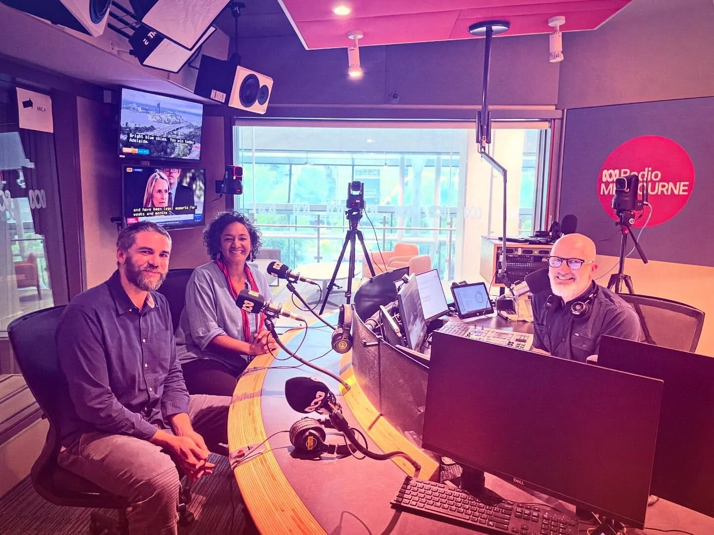 Fantastic times in Melbourne 🎥🇦🇺🦘with a wonderful conversation on @abcradionational between @raf_epstein and directors @christopher.m.king &amp; @maialekow discussing @how.to.build.a.library preview screenings at @cinemanova &amp; @pivotcinema as