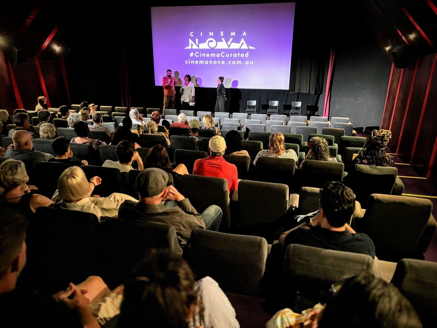 A huge thank you to @cinemanova in Melbourne and @pivotcinema in Geelong for hosting a series of preview screenings of @how.to.build.a.library - our first Australian screenings since @sydfilmfest !! ⁠
⁠
Both screenings featured director Q&amp;A with 