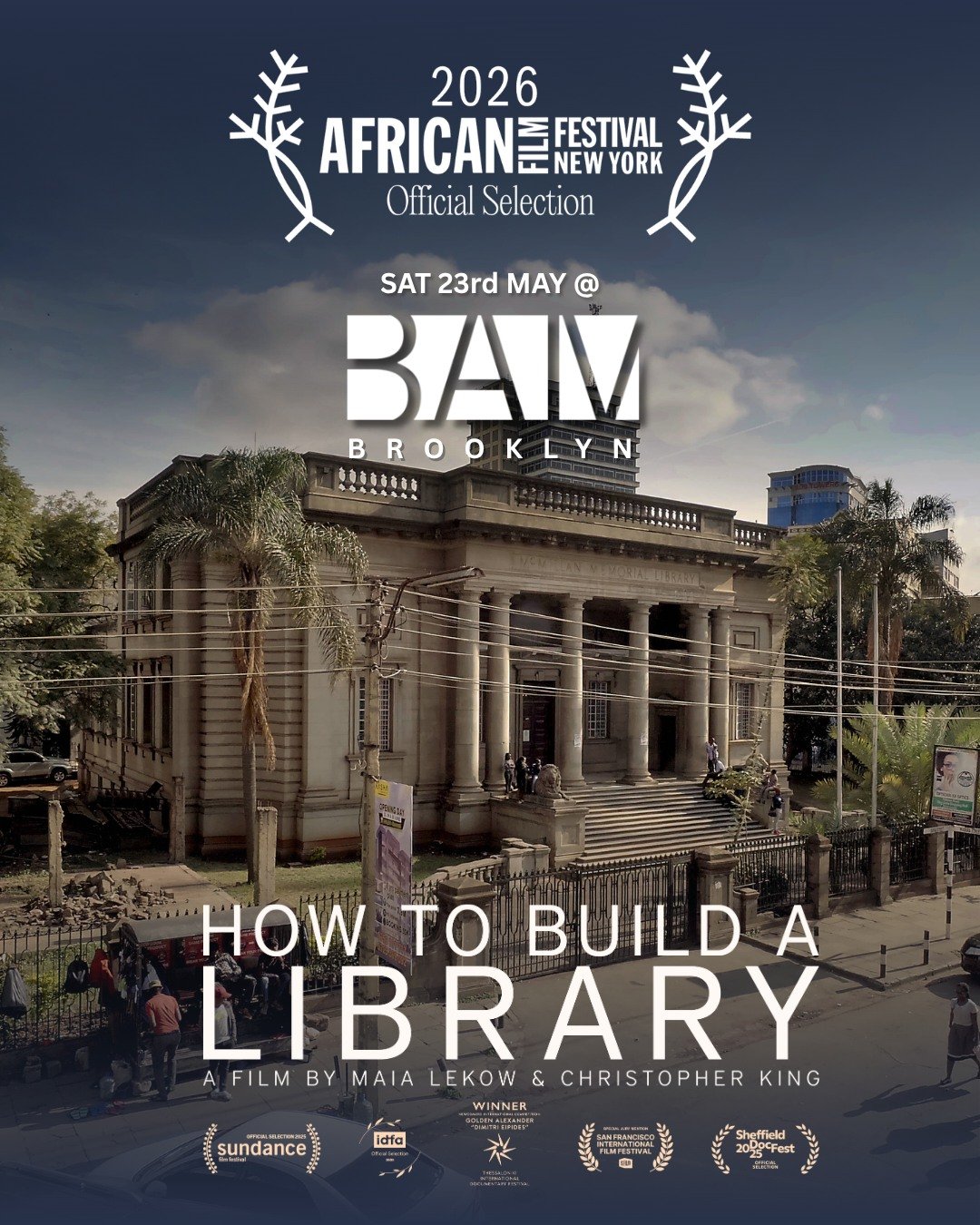 Our NYC run continues courtesy of @africanfilmfest at BAM Rose Cinemas, Brooklyn, as part of @bam_brooklyn's FilmAfrica programme &mdash; with a Q&amp;A featuring @angelawachuka and @damie.l of the June Givanni Pan African Cinema Archive, moderated b