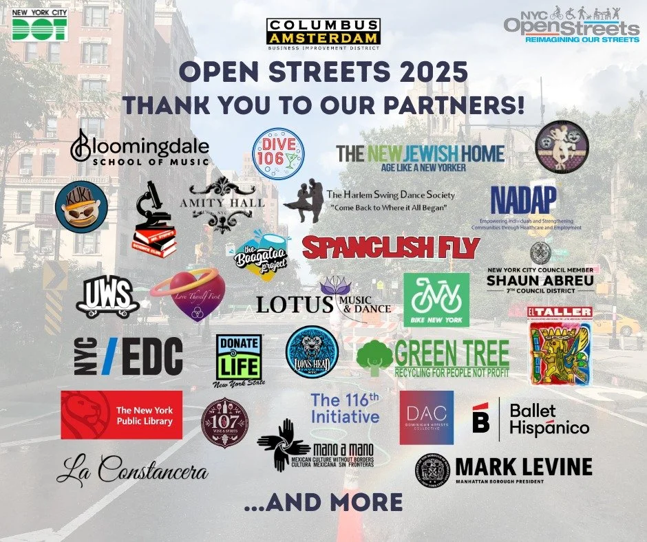 The BID would like to thank all of the neighbors and friends who came to Open Streets this year, extra special shout-out to all of the partners that helped us put together our programming for the 2025 season!
-
-
-
#upperwestside #uws #openstreetsnyc