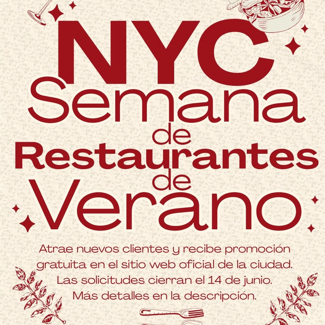 &iexcl;Inscr&iacute;bete en la NYC Summer Restaurant Week y obt&eacute;n promoci&oacute;n gratuita en el sitio web oficial de @nyctourism!

FECHAS DEL PROGRAMA
&bull; Apertura de reservas / Anuncio a la prensa: 12 de julio de 2026
&bull; Vigencia del