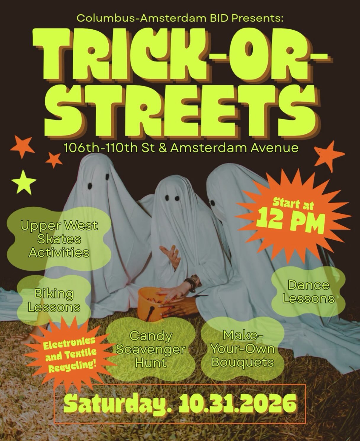 Are you ready to get SPOOOOKYYYYY? 👻🎃🙀🧟&zwj;♀️

We are thrilled to announce our premiere &ldquo;Trick or Streets&rdquo; event taking place on our Amsterdam OpenStreets. This will be our final OpenStreets so you don&rsquo;t want to miss out. We ha