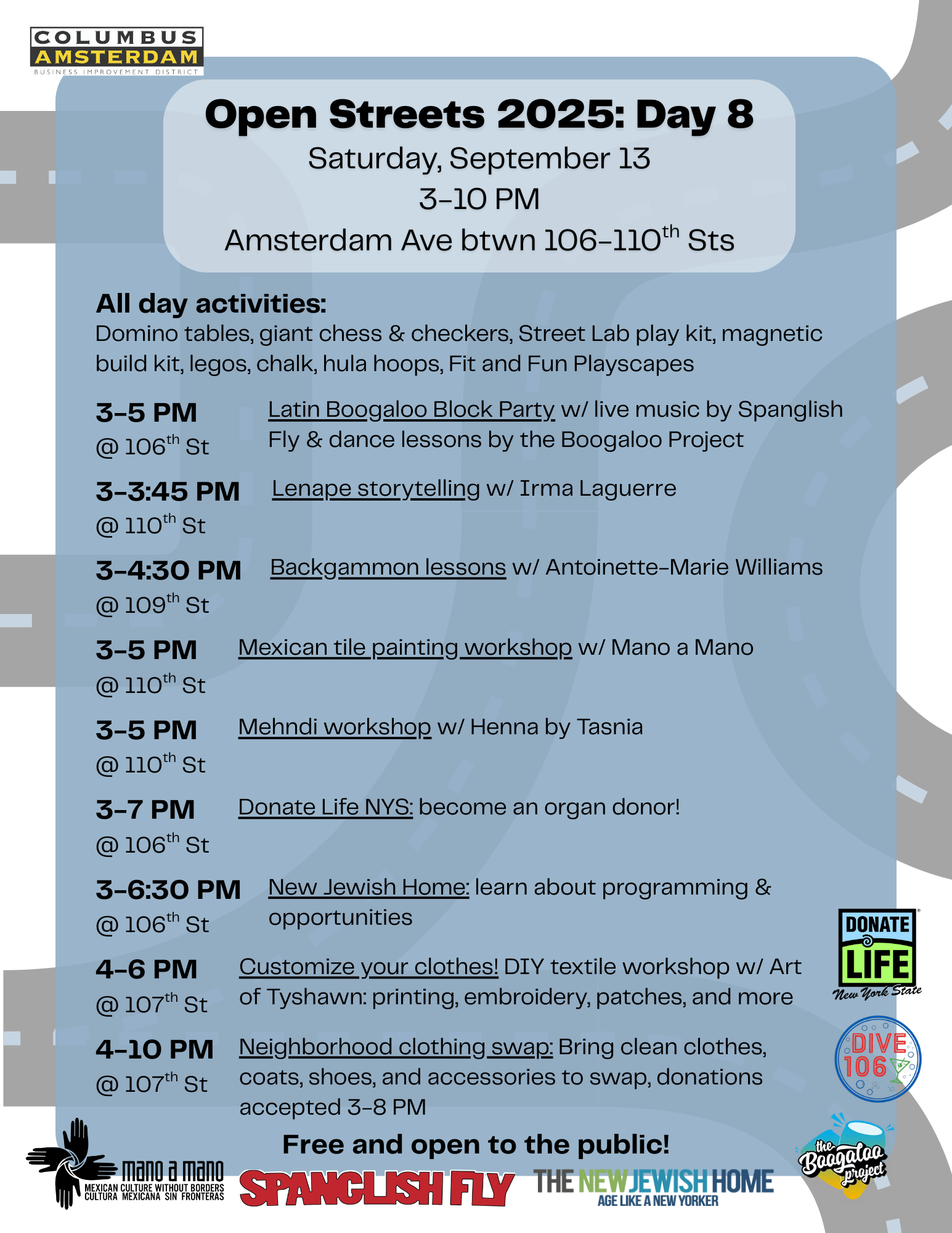 Open Streets - September 13th