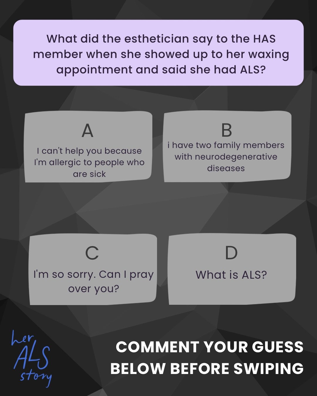 #ALSAwareness #EndALS #HerALSStory #ALS #LifeWithALS #Accessibility #Disability #MND #MotorNeuroDisease #ALSSucks #MNDAwareness #FuckMND #DisabilityAwarenesss