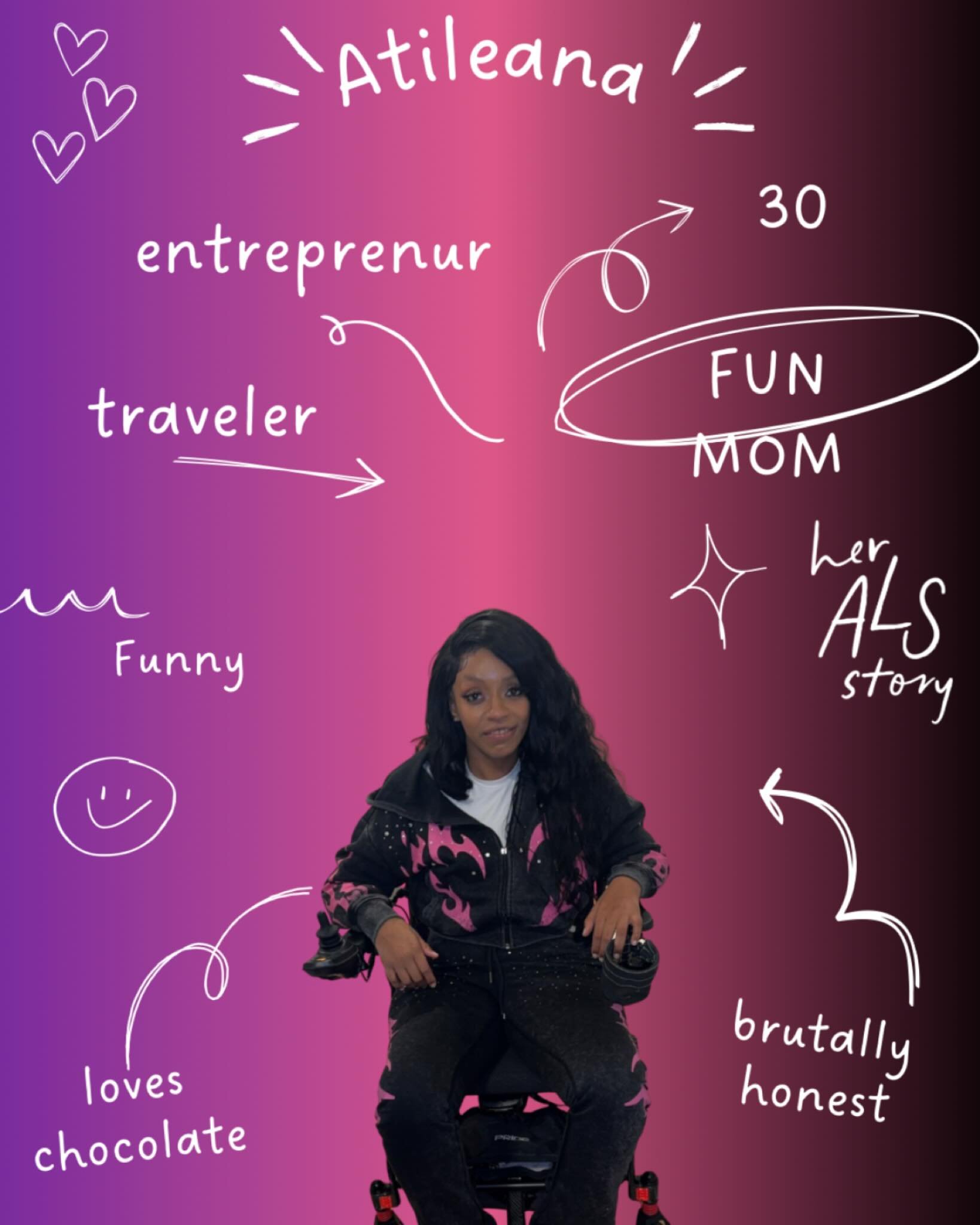 Meet our members!

#ALSAwareness #EndALS #HerALSStory #ALS #LifeWithALS Accessibility Disability MND MotorNeuroDisease ALSSucks MNDAwareness FuckMND DisabilityAwarenesss accessibility babewithamobilityaid