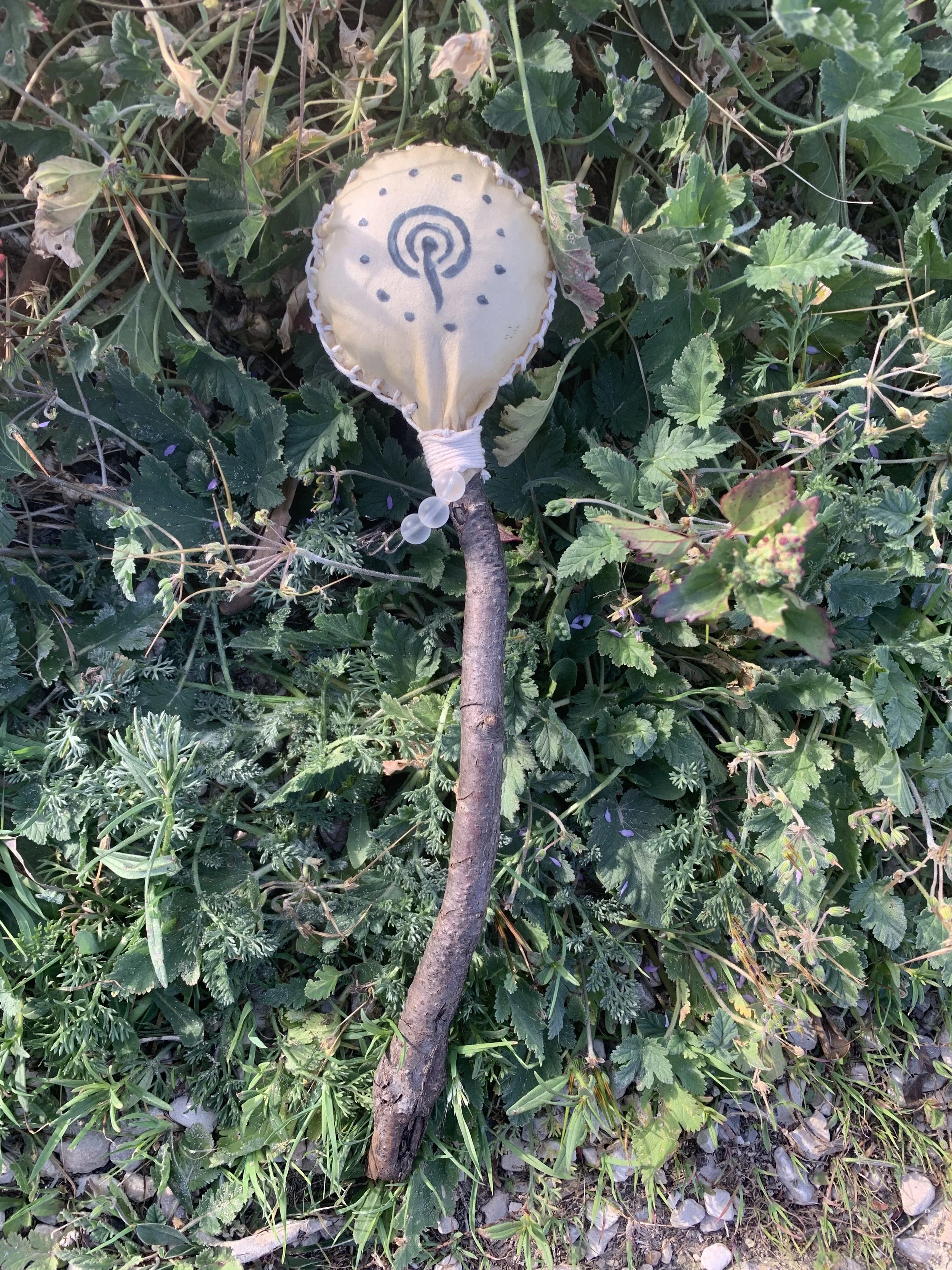 White Wisdom and Quartz Rattle