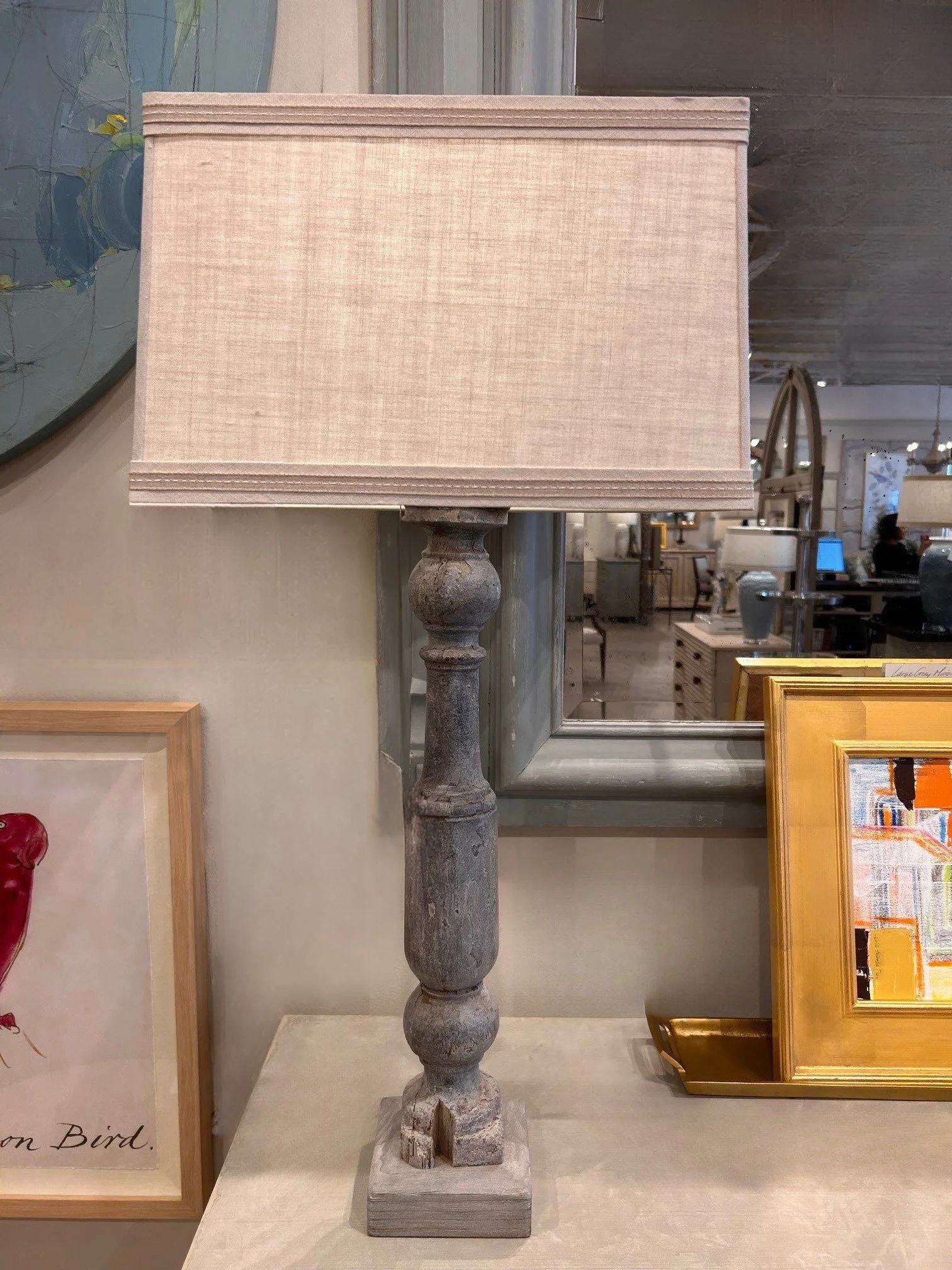 Wood Baluster Lamp 
$795 
10744
