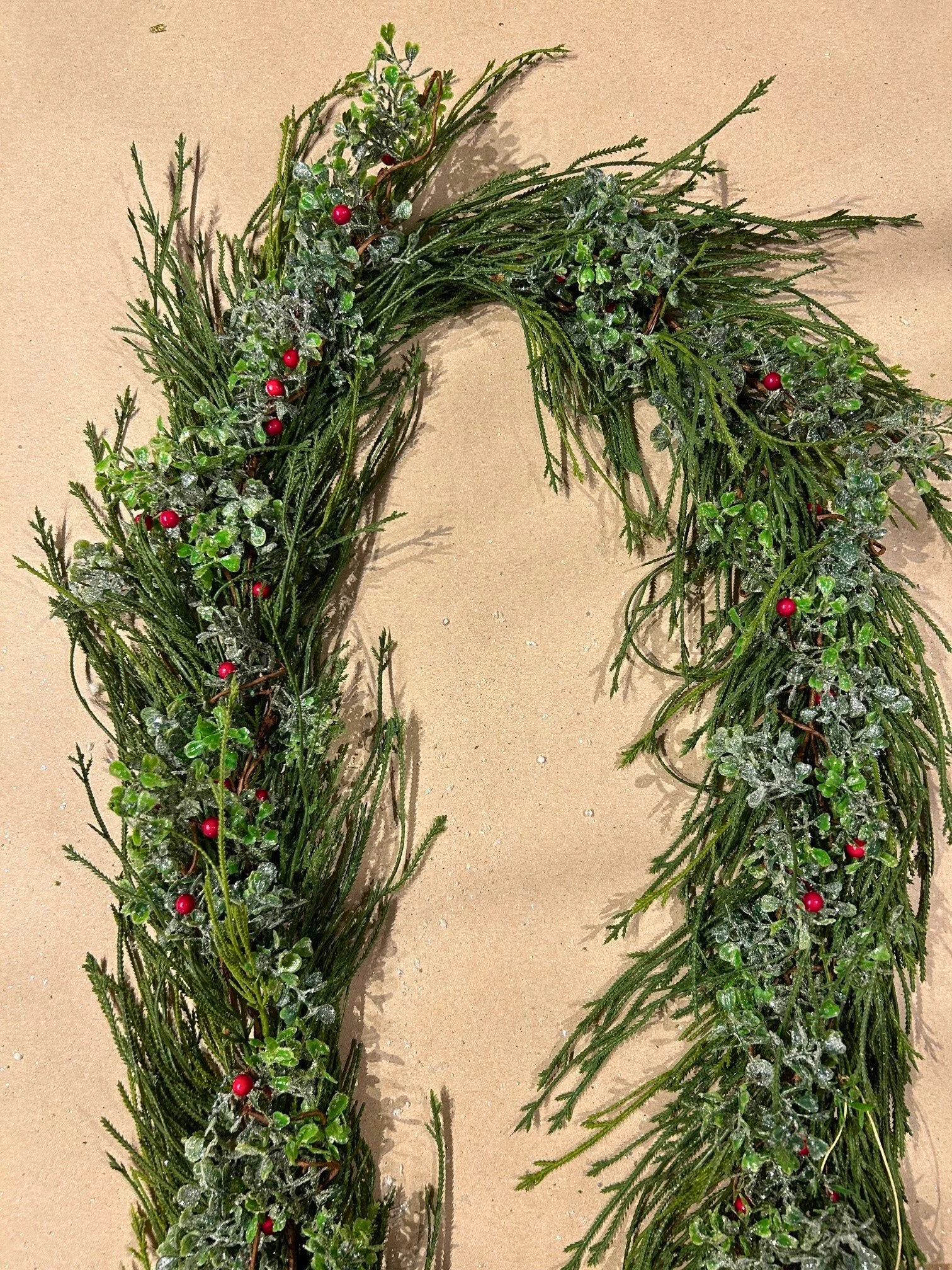 6' Fern and berry garland
$110
Pair available