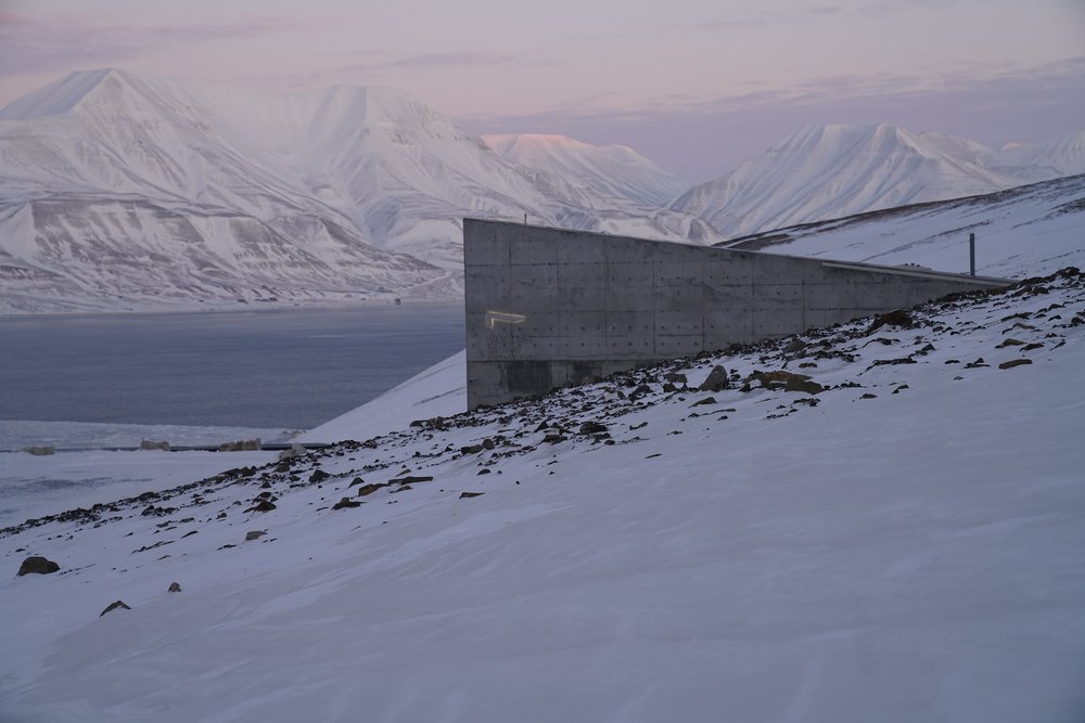 The Svalbard Global Seed Vault in Svalbard, Norway