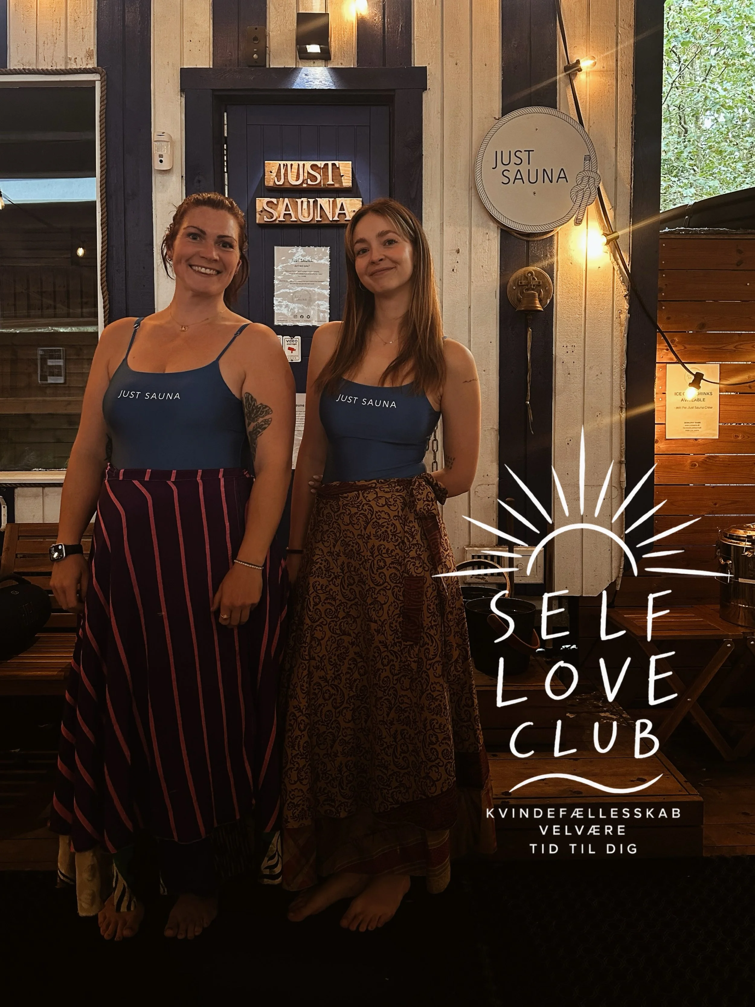 Ulla Jerslund og Julie Kriegler hos Just Sauna – Self Love Club