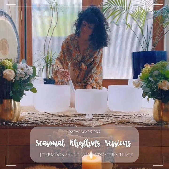 In honor of Springs blessings &mdash; seasonal rhythms sessions are discounted for the month of April. 

Beaming with joy to live so close to The Moon Sanctuary, as this allows me to hold more intimate sessions and gatherings! 

Visit the link in our