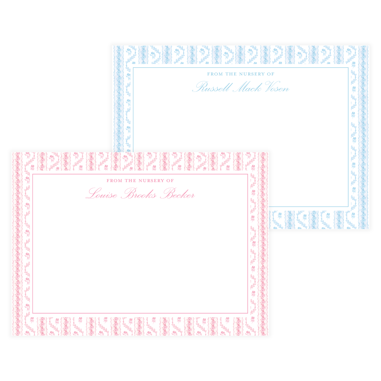 Grandmillennial Nursery Stationery