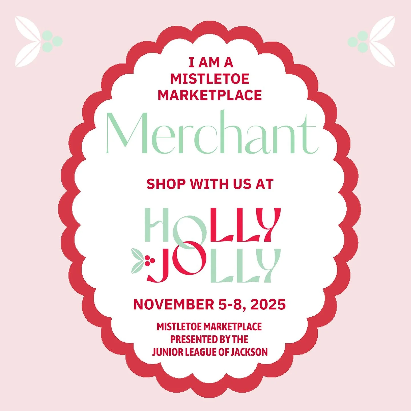 Surprise!!!🎅🏼🎄🎀❤️ Save the date and let&rsquo;s have a Holly Jolly time at Mistletoe Market 2025!

Growing up in Jackson, I&rsquo;ve looked forward to Mistletoe for nearly 2 decades.. I even remember my mom pulling me out of school early to atten