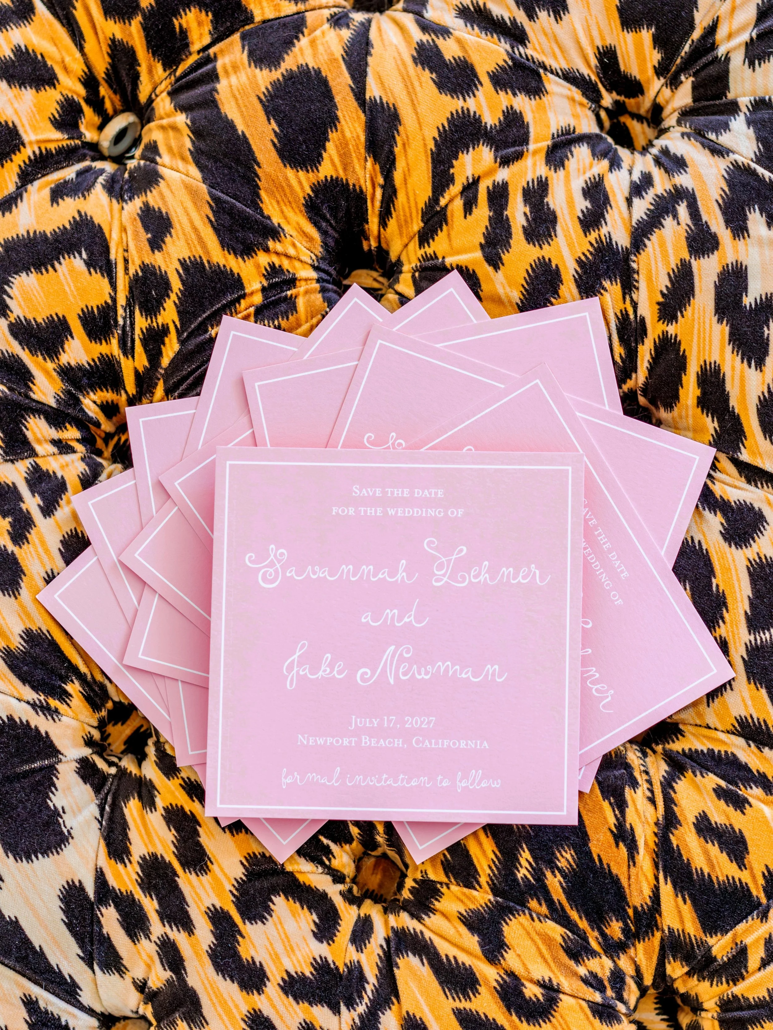 Bubblegum pink perfection! 💕 Such a vibrant Save The Date.. setting the tone for a FUN wedding to come!! ✨💍

Why work with RC? Well&hellip; we&rsquo;ll be giddy with you! Let obsess over all the deets

Head to our website to fill out the inquiry fo