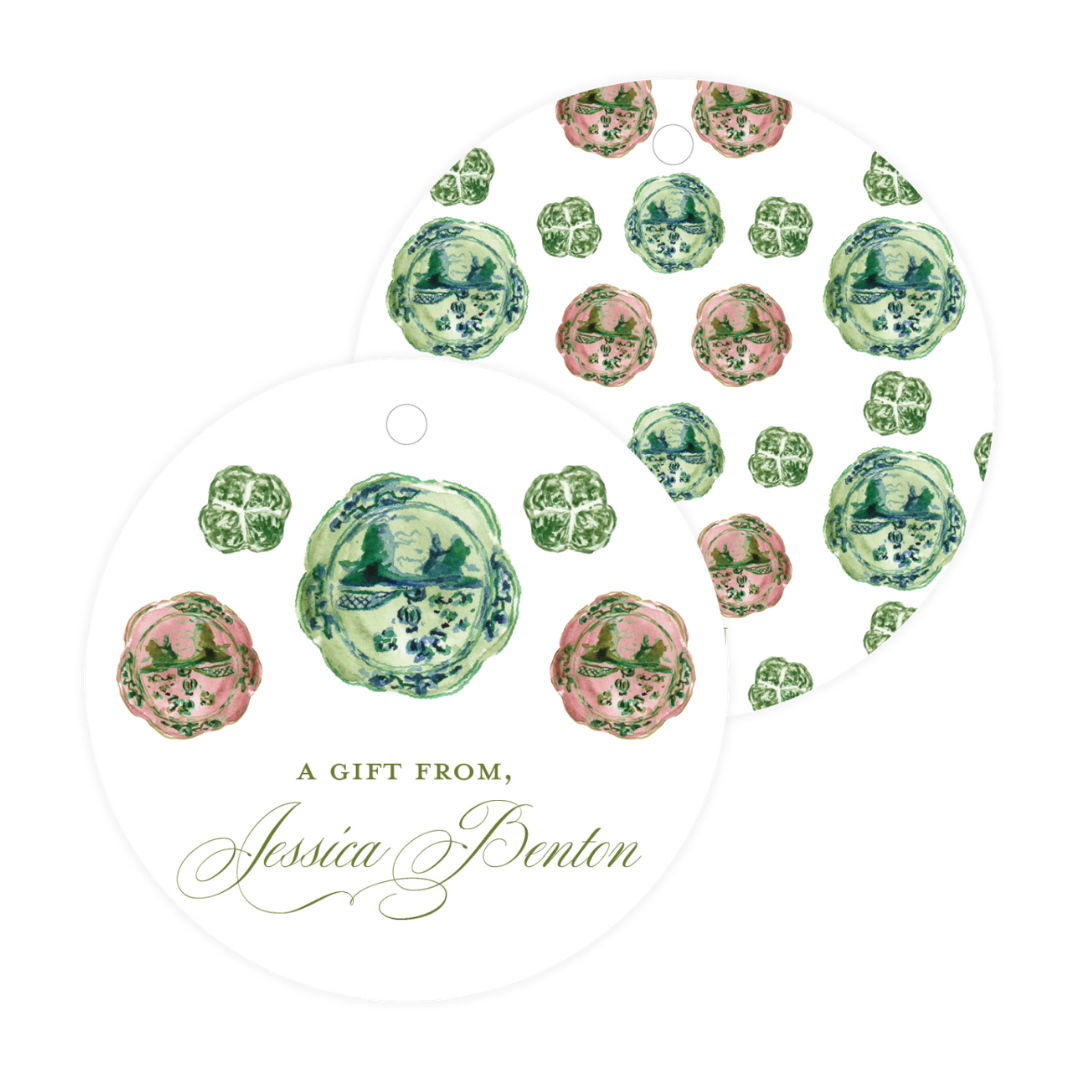 Italian Estate Round Gift Tags