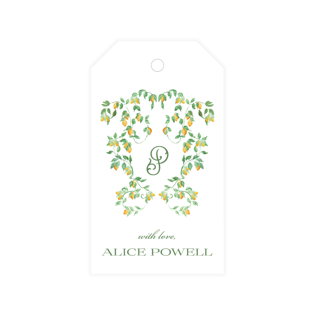 Lemons of Capri Gift Tags