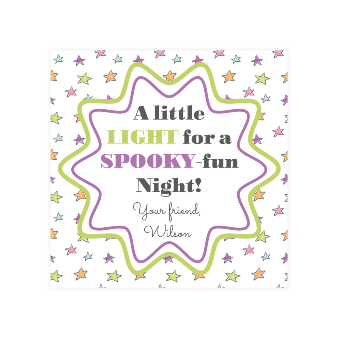 Light for a SPOOKY Night Gift Tags II