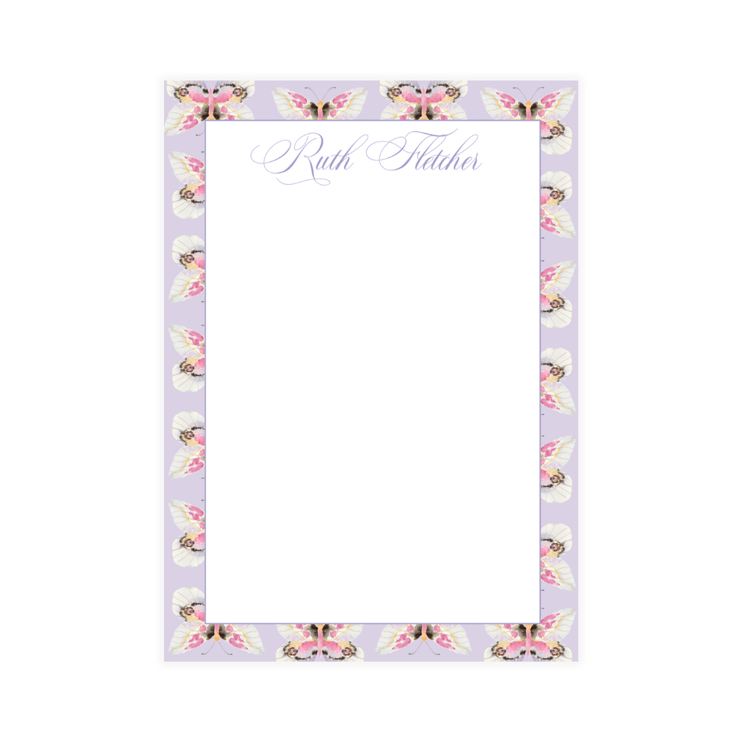 Kaleidoscope Butterfly Notepad