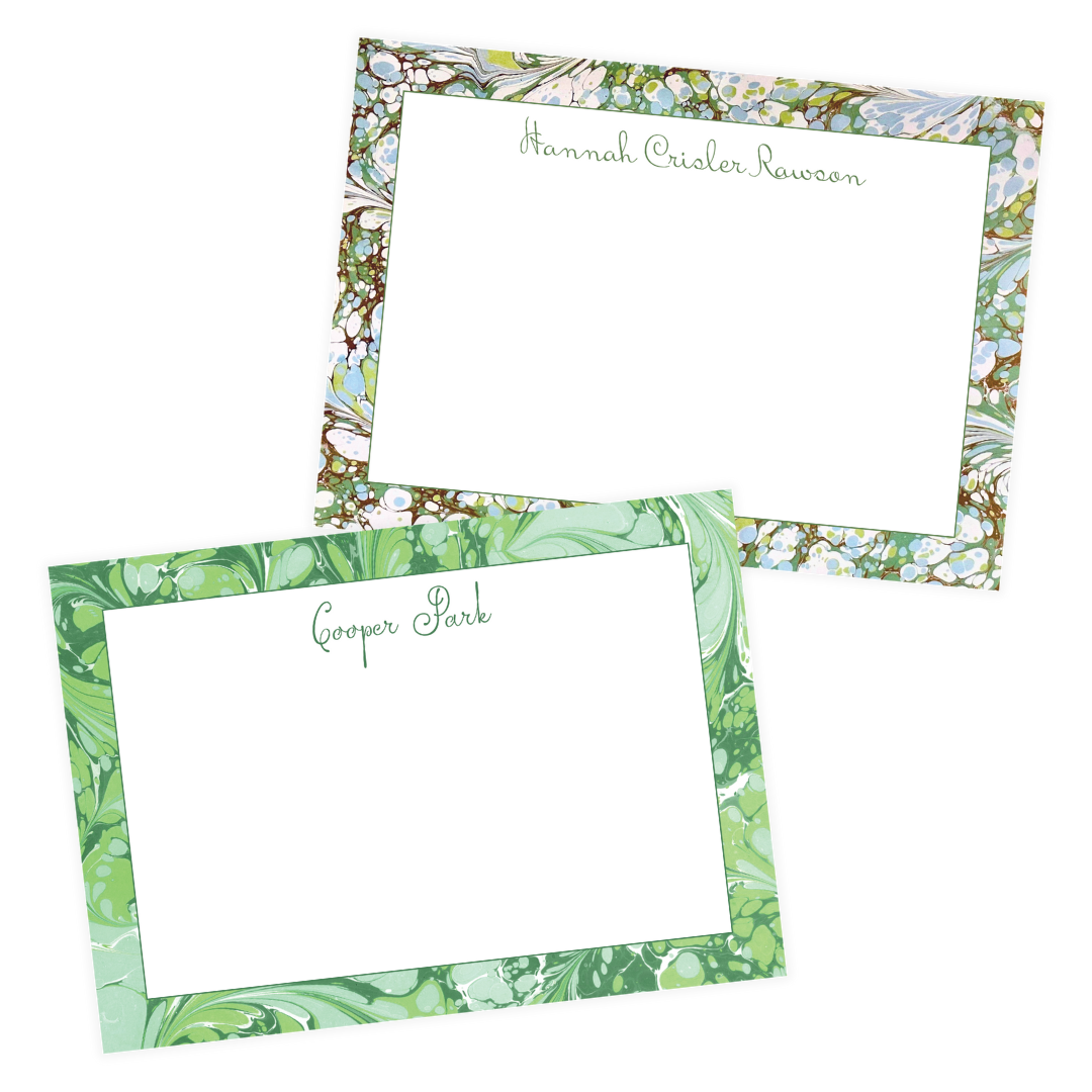 Marble Border Stationery