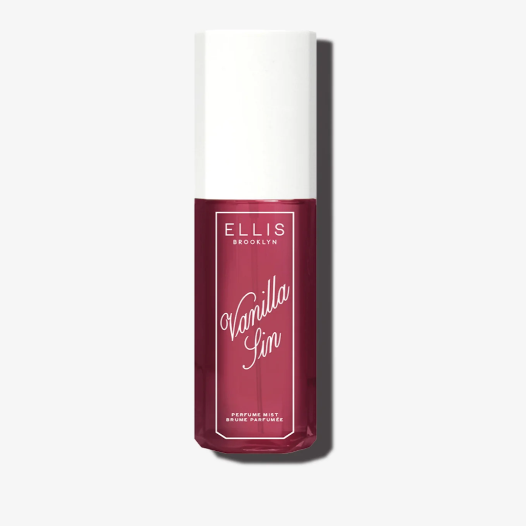 A bottle of Ellis Brooklyn Vanilla Sin Perfume Mist.