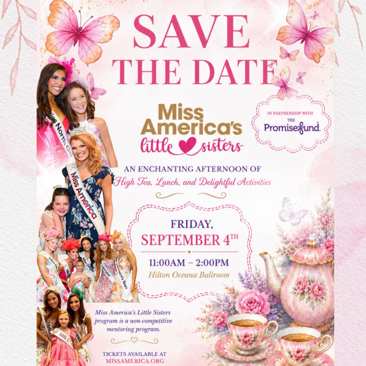 Miss America's Little Sisters Tea Party