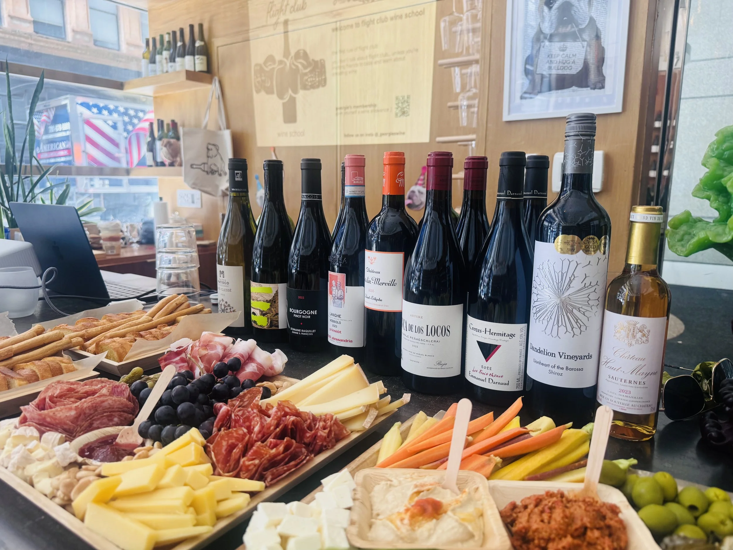 flight club wine school