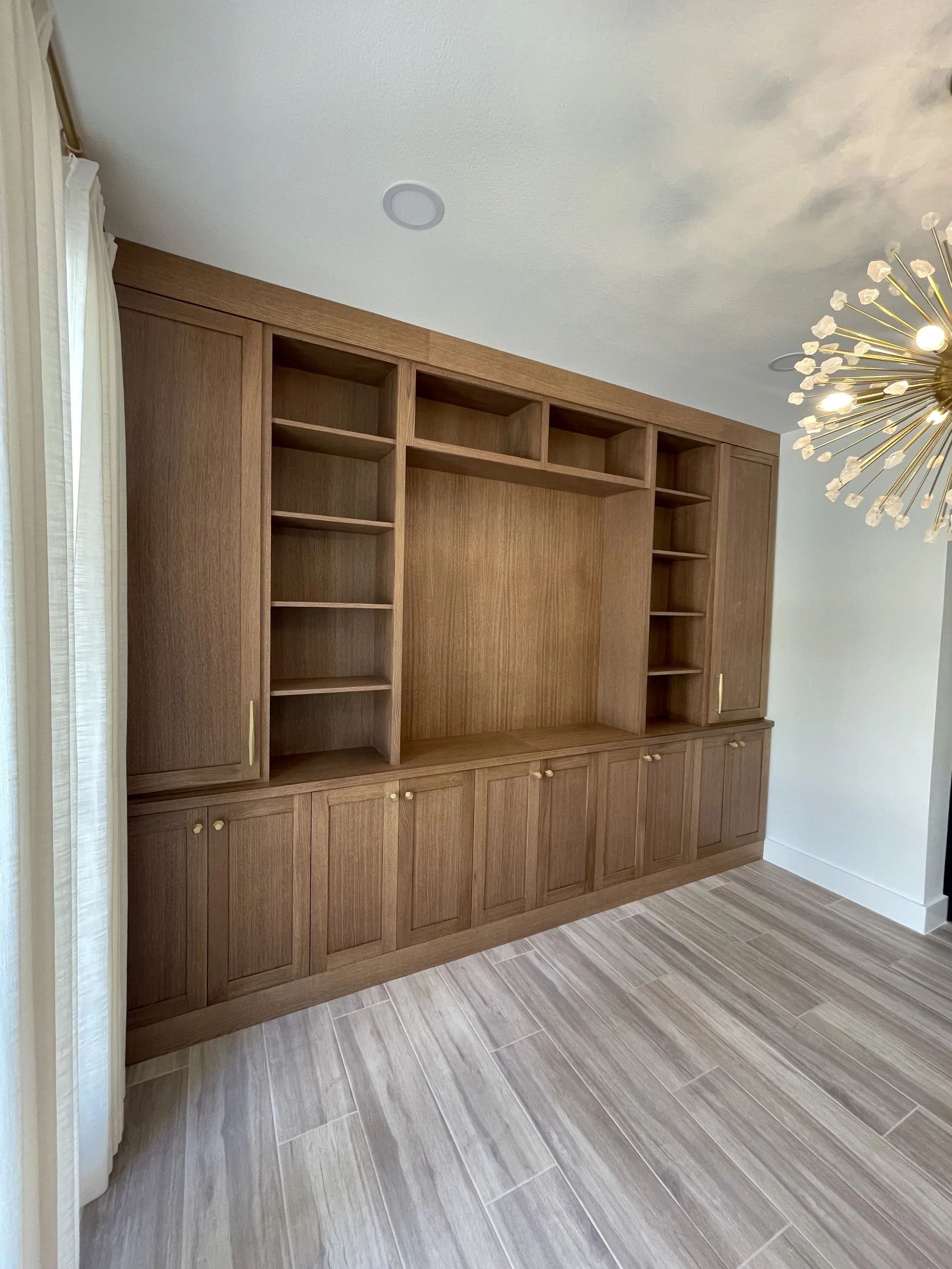 Custom Office Built-In Cabinets and Shelves