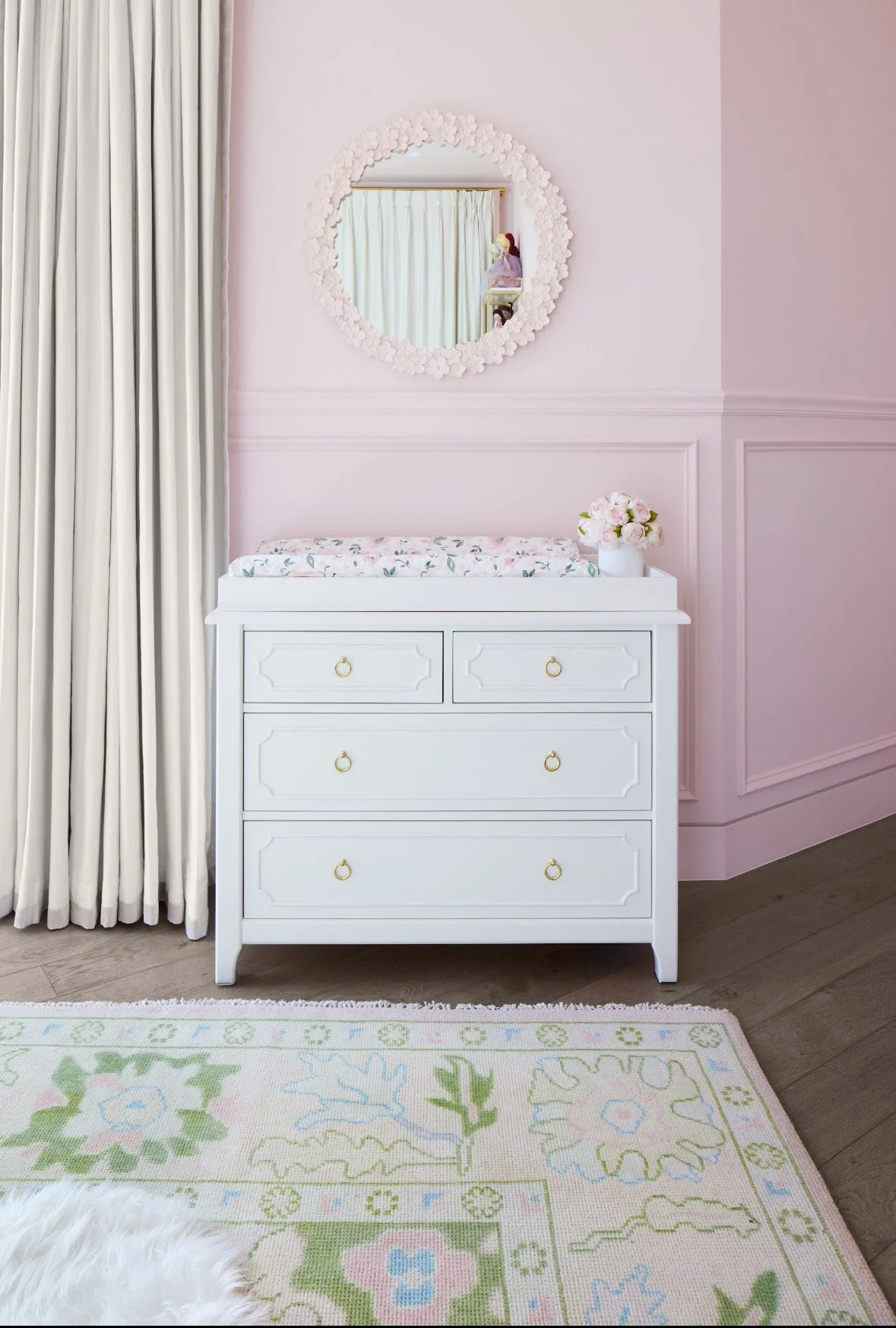 Wainscotting on Nursey Wall