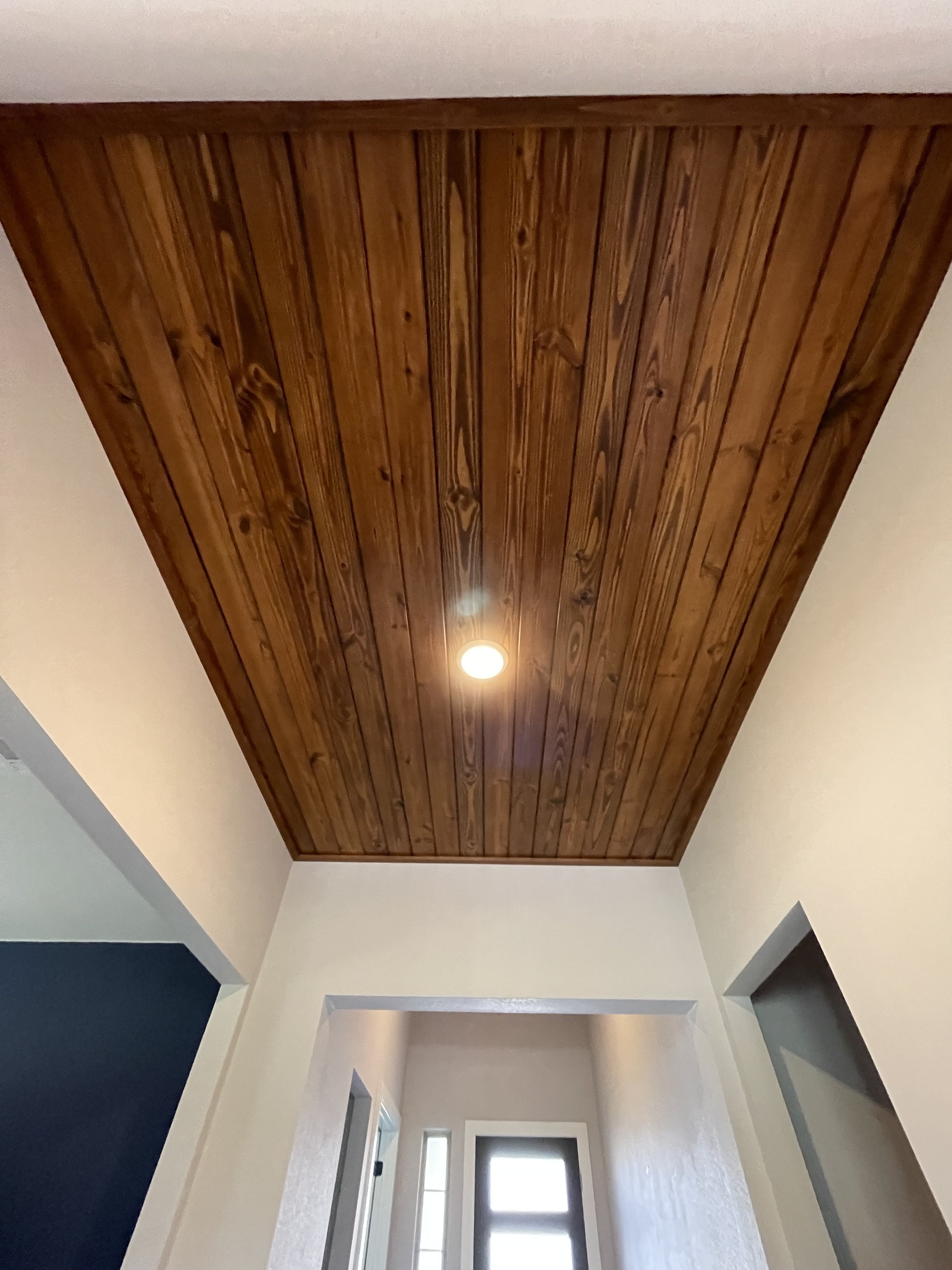 Wood Tongue and Groove Ceiling
