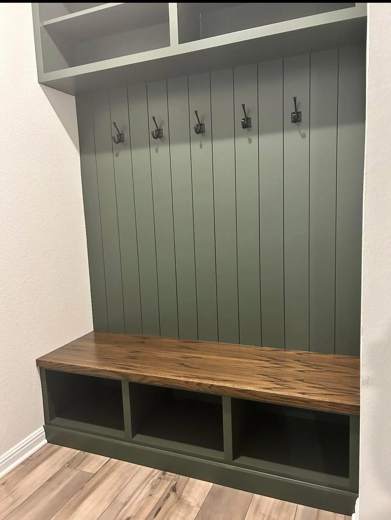 Mudroom Built-In Cabinets and Cubbies