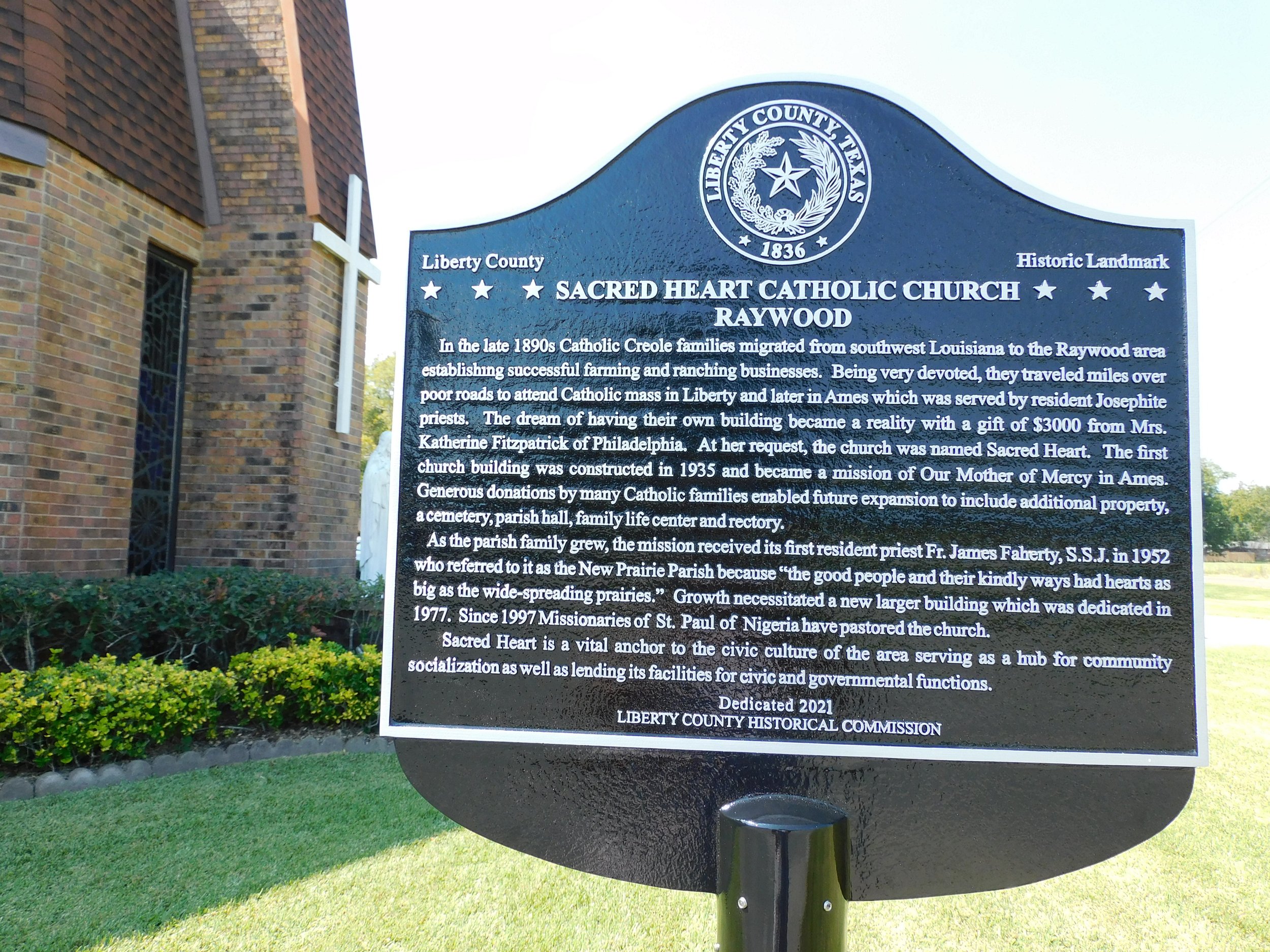  After years of work by many, the historical marker is now in place. 